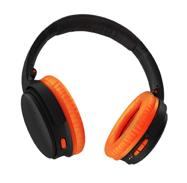 Professional Headphones_orange Professional Headphones_orange